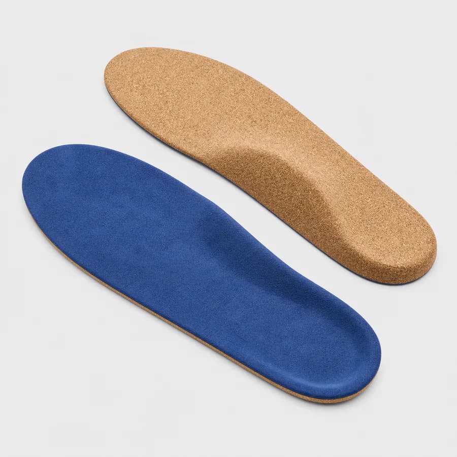 Illustrative product view of Birkenstock Blue Footbed